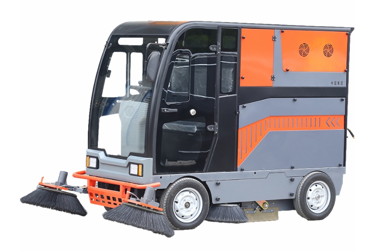 D-2400四輪掃地車 （對接240L垃圾桶）